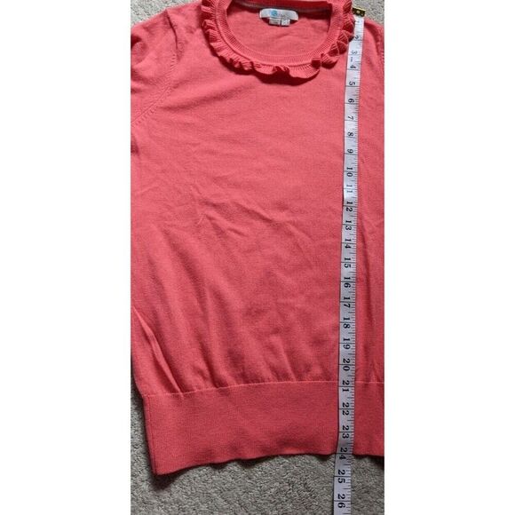 Boden Sweater Bernadette Wool Blend Ruffle Knit Pullover Lightweight US Size 4 - Picture 4 of 8